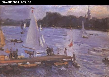 Max Slevogt The Alster at Hamburg (mk09)